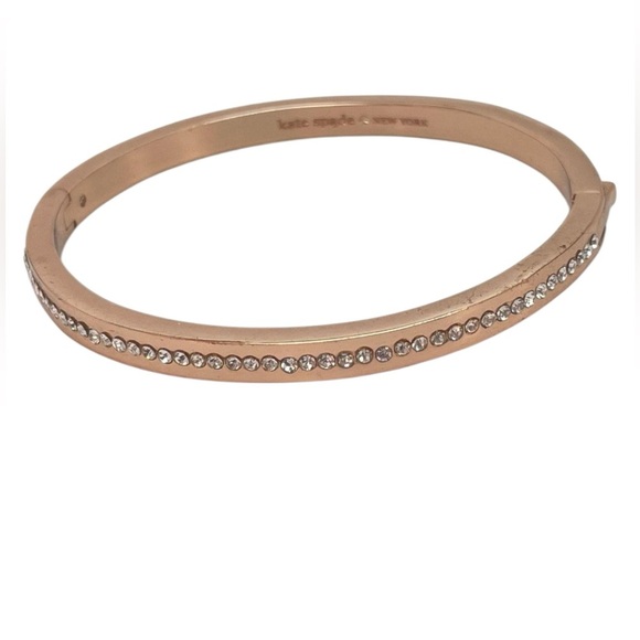 Kate Spade Rose Gold Crystal Hinged Bracelet
2051 - Picture 3 of 4